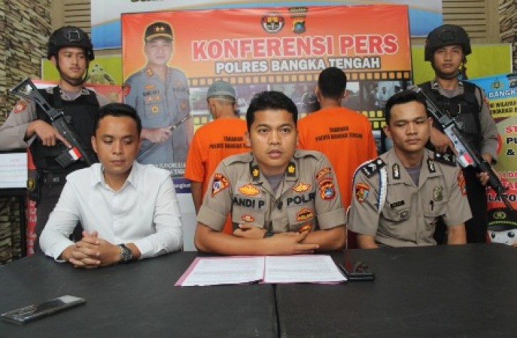 Polres Bangka tengah Gagalkan Penyalahgunaan 1,2 Ton BBM Bersubsidi
