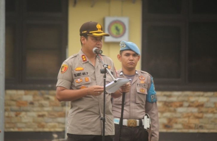 10 Penekanan Kapolres Bangka Tengah Pada Upacara Hari Kesadaran Nasional