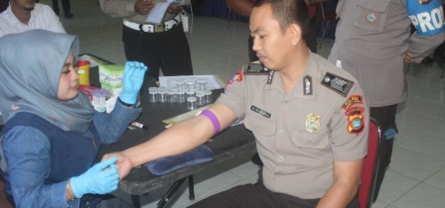 Personil Polres Bateng Jalani pemeriksaan kesehatan