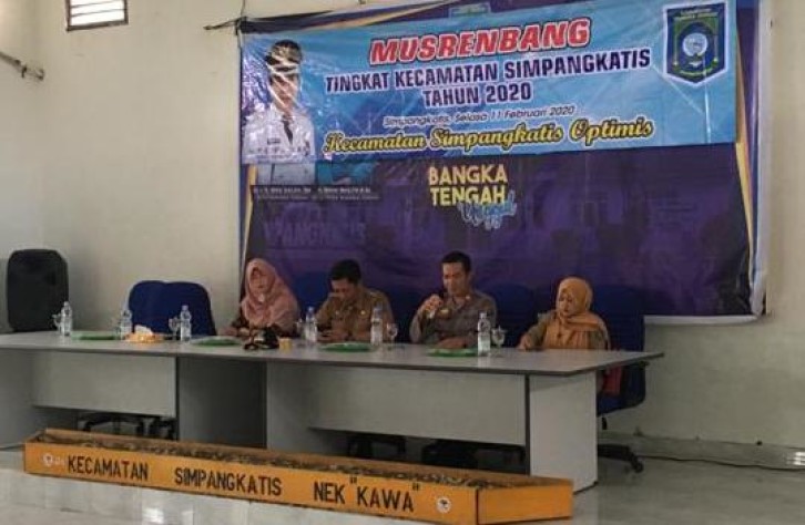 Kapolsek Simpang katis : ” Musrenbang Agar Dihubungkan Dengan Perekonomian Agar Dirasakan dan Bermanfaat Bagi Masyarakat”