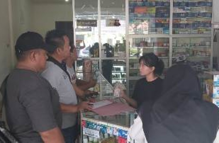 Polsek Koba turun Cek Ketersedian Masker