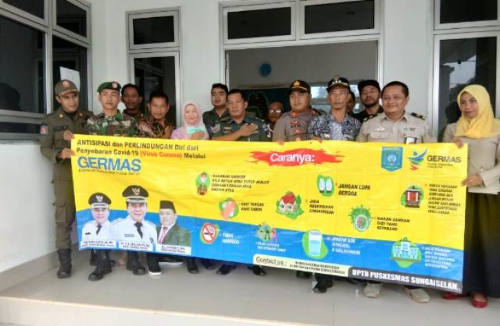 Polsek sungai selan Gelar Rakor Pencegahan Corona di Sungai Selan