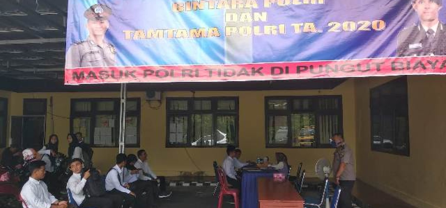 Sejak Dibuka Tanggal 7 Maret 2020, Tercatat 87 Orang Warga Bateng Daftar Polisi