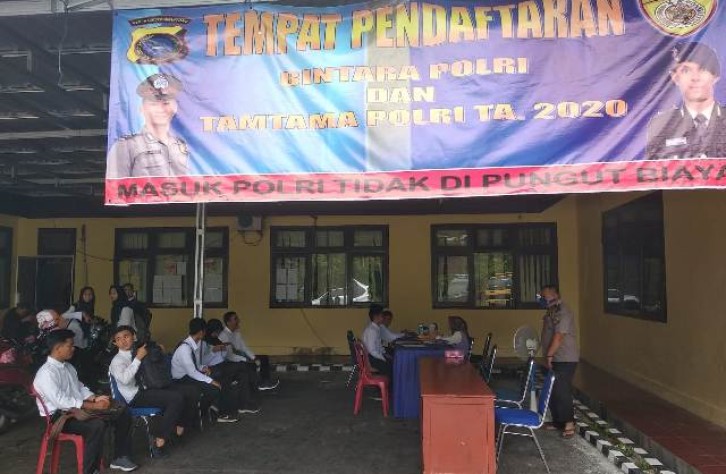 Sejak Dibuka Tanggal 7 Maret 2020, Tercatat 87 Orang Warga Bateng Daftar Polisi