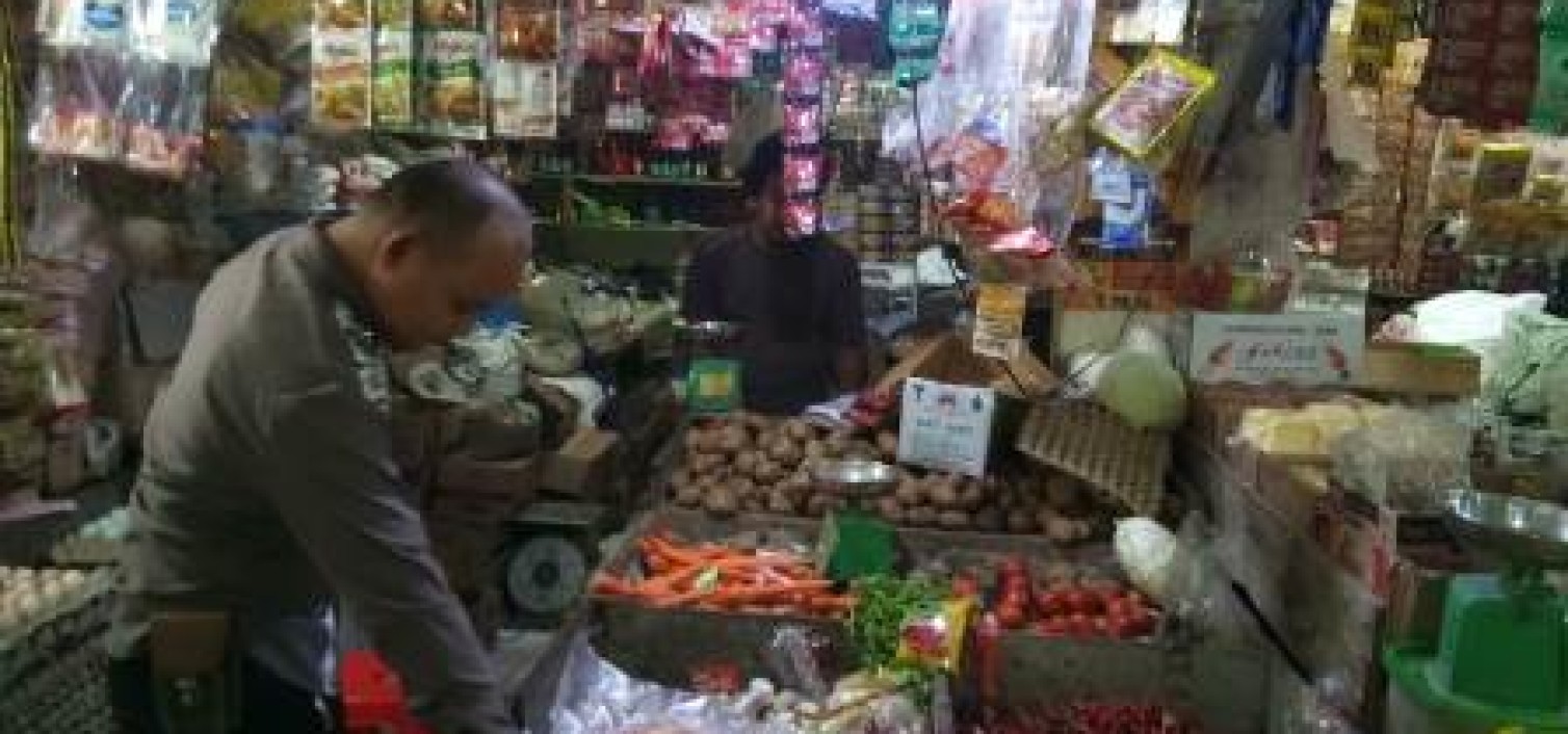 Covid 19 : Satgas Pangan Turun Cek Pasar Pantau Stabilitas Bapok