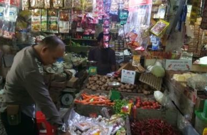 Covid 19 : Satgas Pangan Turun Cek Pasar Pantau Stabilitas Bapok
