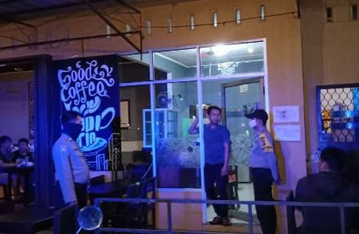 Polsek Koba Gencarkan Patroli Pembubaran Kerumunan Cegah Covid-19