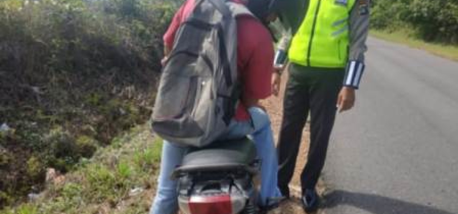Operasi Hunting Sat Lantas Polres Bateng dengan TO Knalpot Yang tidak Sesuai Standar Pabrik/SNI