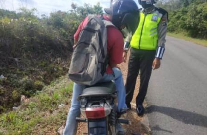 Operasi Hunting Sat Lantas Polres Bateng dengan TO Knalpot Yang tidak Sesuai Standar Pabrik/SNI
