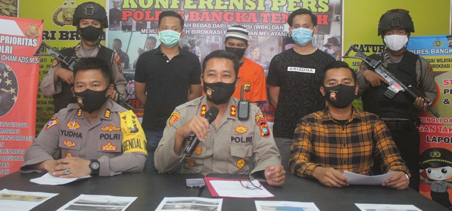 Polres Bangka Tengah amankan pelaku Cabul,Tak terduga jumlah korbannya