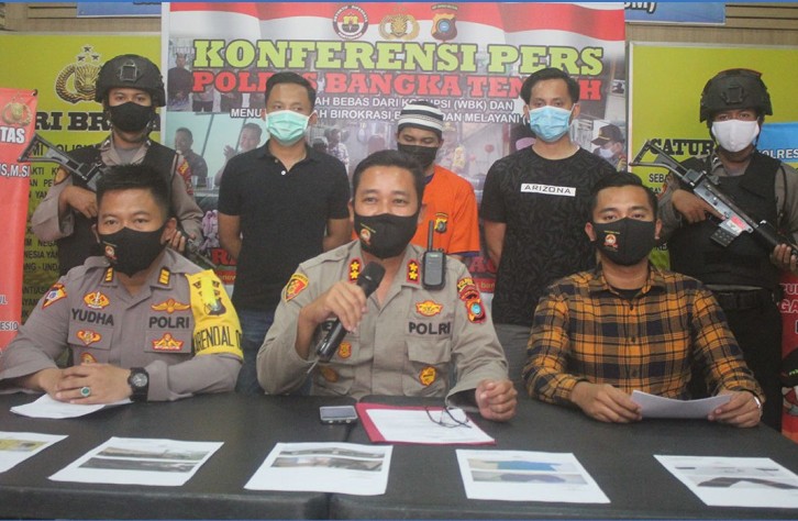 Polres Bangka Tengah amankan pelaku Cabul,Tak terduga jumlah korbannya