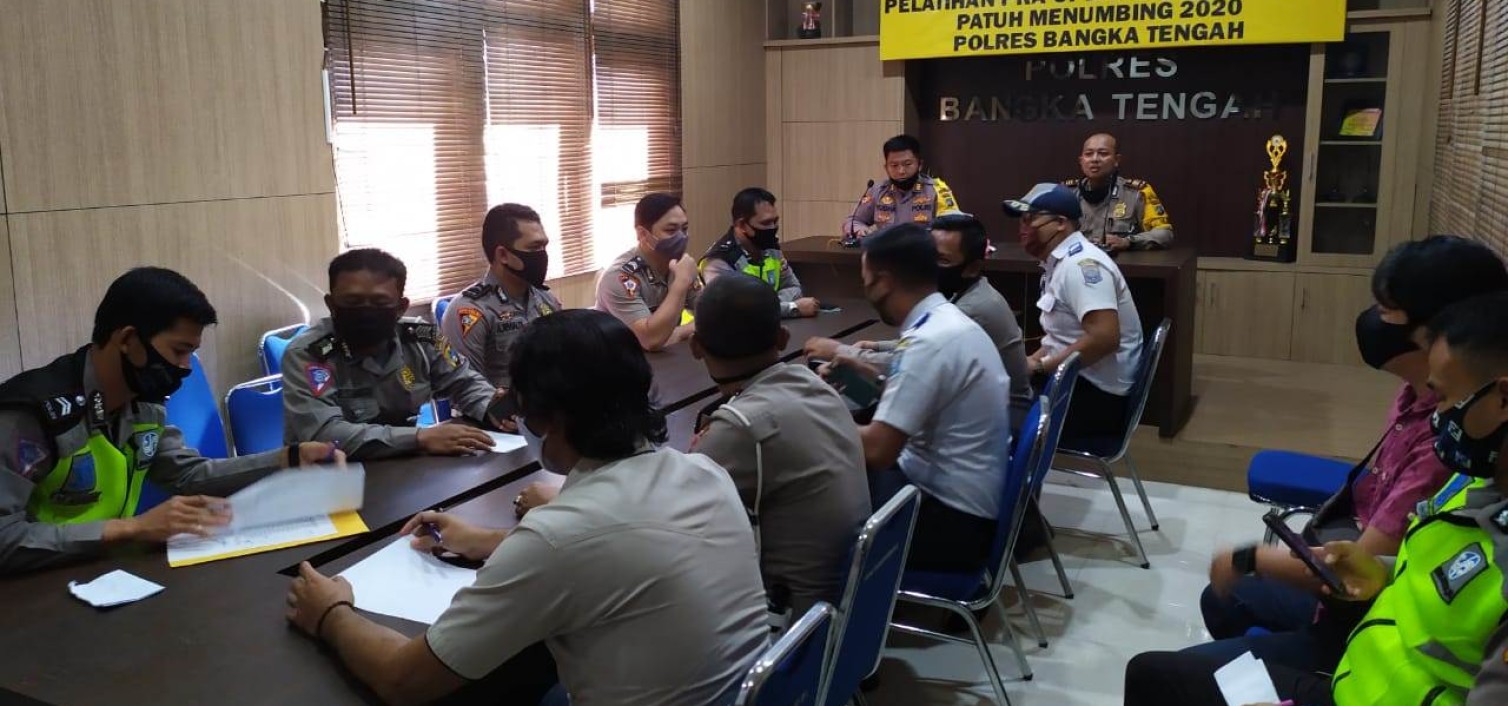 Operasi Patuh 2020, Polres Bangka Tengah gelar Latihan Pra Ops