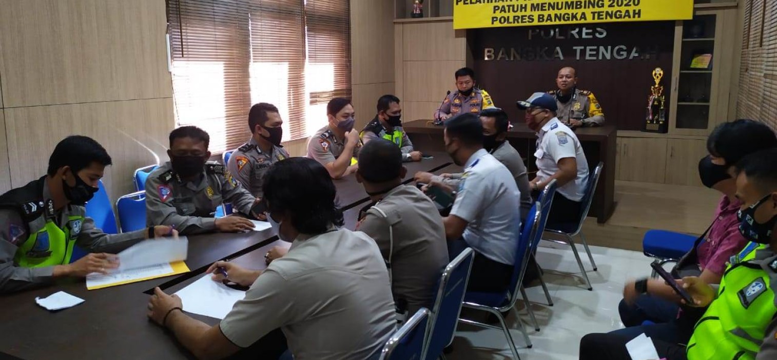 Operasi Patuh 2020, Polres Bangka Tengah gelar Latihan Pra Ops