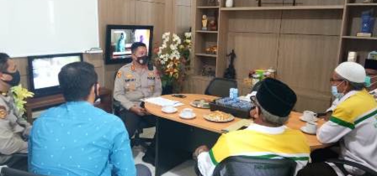 Kapolres Bangka Tengah terima kunjungan baznas Kab.Bateng