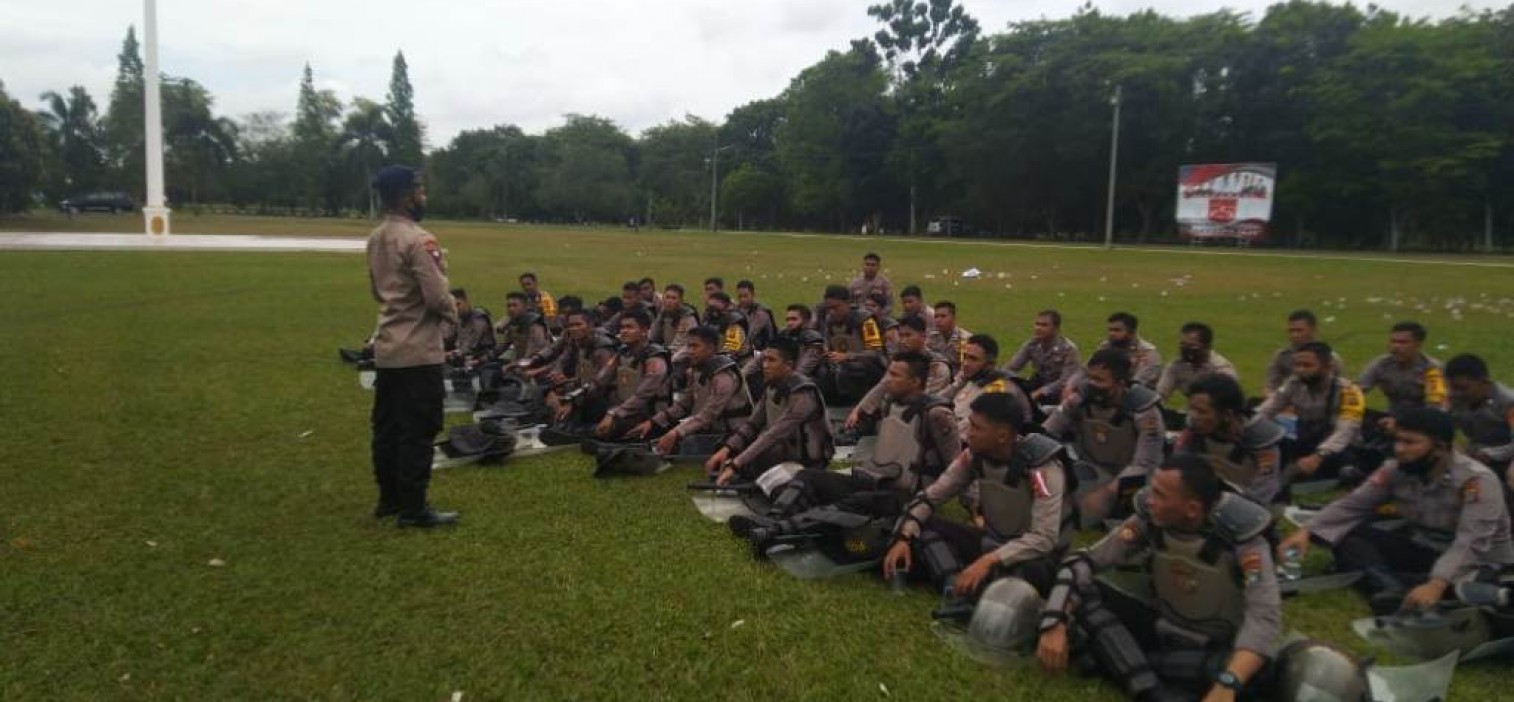 Kesiapan Pilkada Serentak, Kabag Ops Gelar Latihan Sispamkota