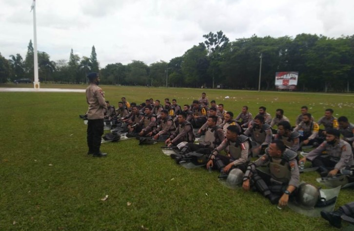 Kesiapan Pilkada Serentak, Kabag Ops Gelar Latihan Sispamkota