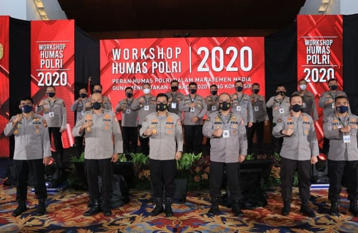 Humas Polri Gelar Workshop Manajemen Media Pilkada untuk Menciptakan Kamtibmas Kondusif