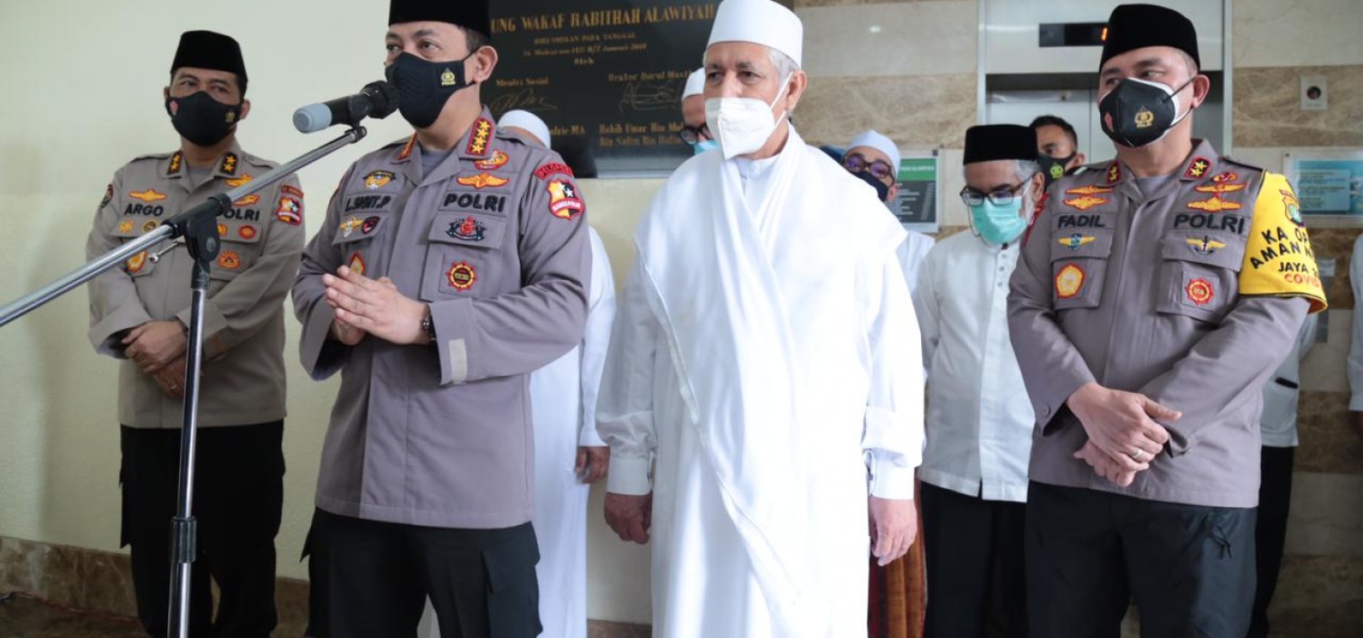 Kapolri Ajak Rabithah Alawiyah Sampaikan Pesan Harkamtibmas Dengan Bahasa Umat