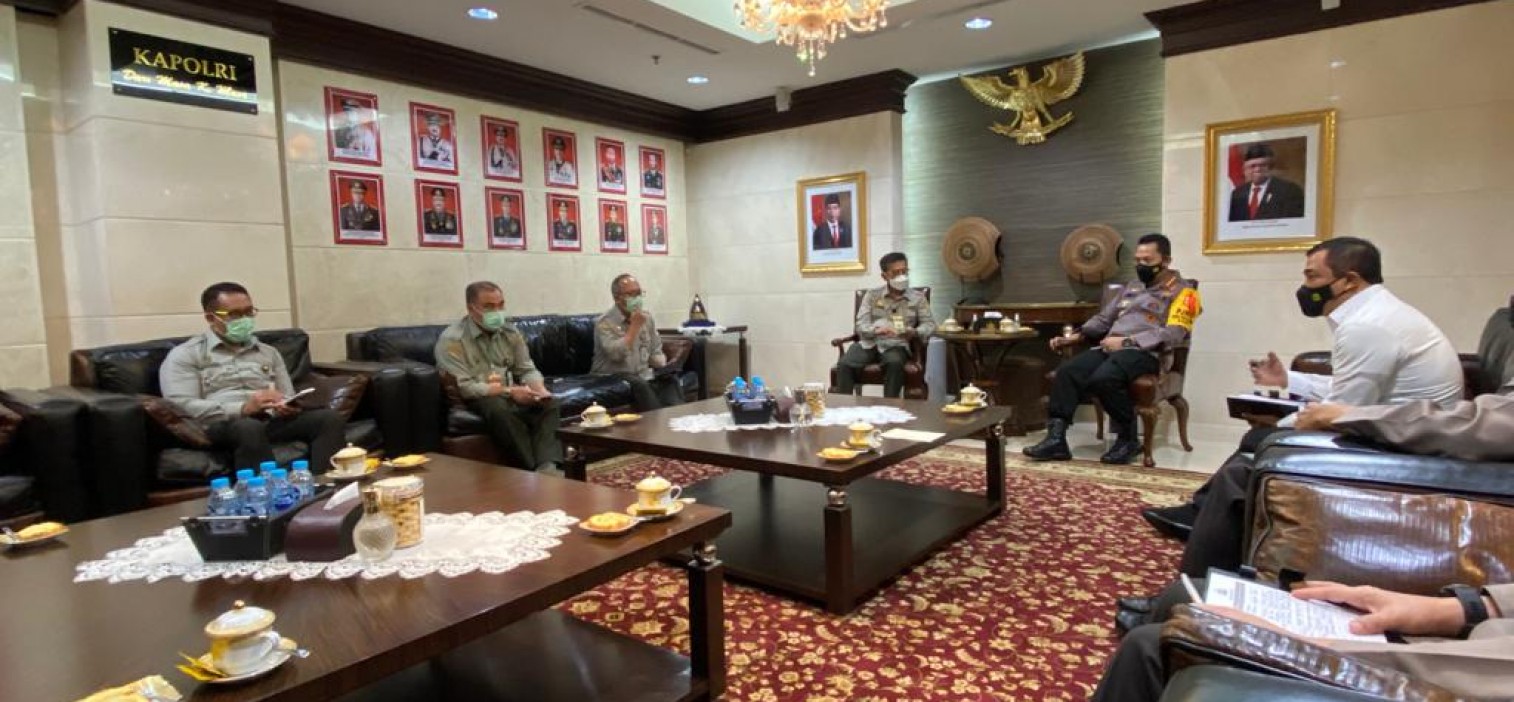 Kapolri Bersama Mentan Bahas Swasembada Beras Hingga Pendistribusian Pupuk Subsidi
