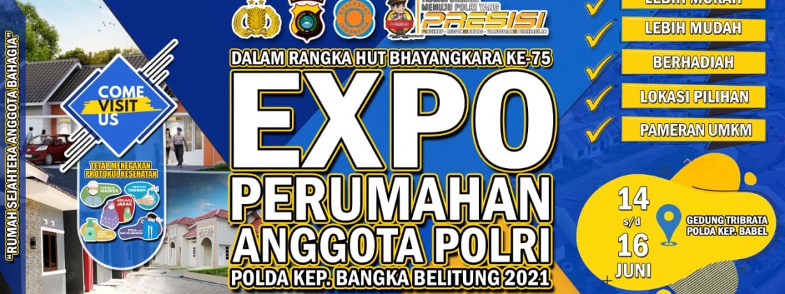 Mulai Besok, Polda Babel Gelar Expo Perumahan Anggota Polri Polda Babel