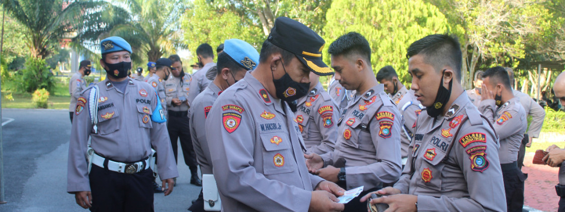 Cegah pelangaran anggota, Sie Propam Polres Bateng lakukan Gaktiplin