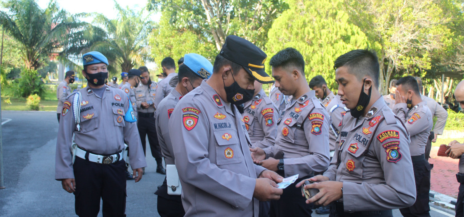 Cegah pelangaran anggota, Sie Propam Polres Bateng lakukan Gaktiplin