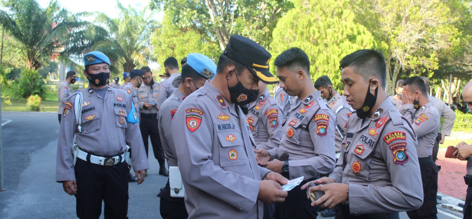 Cegah pelangaran anggota, Sie Propam Polres Bateng lakukan Gaktiplin