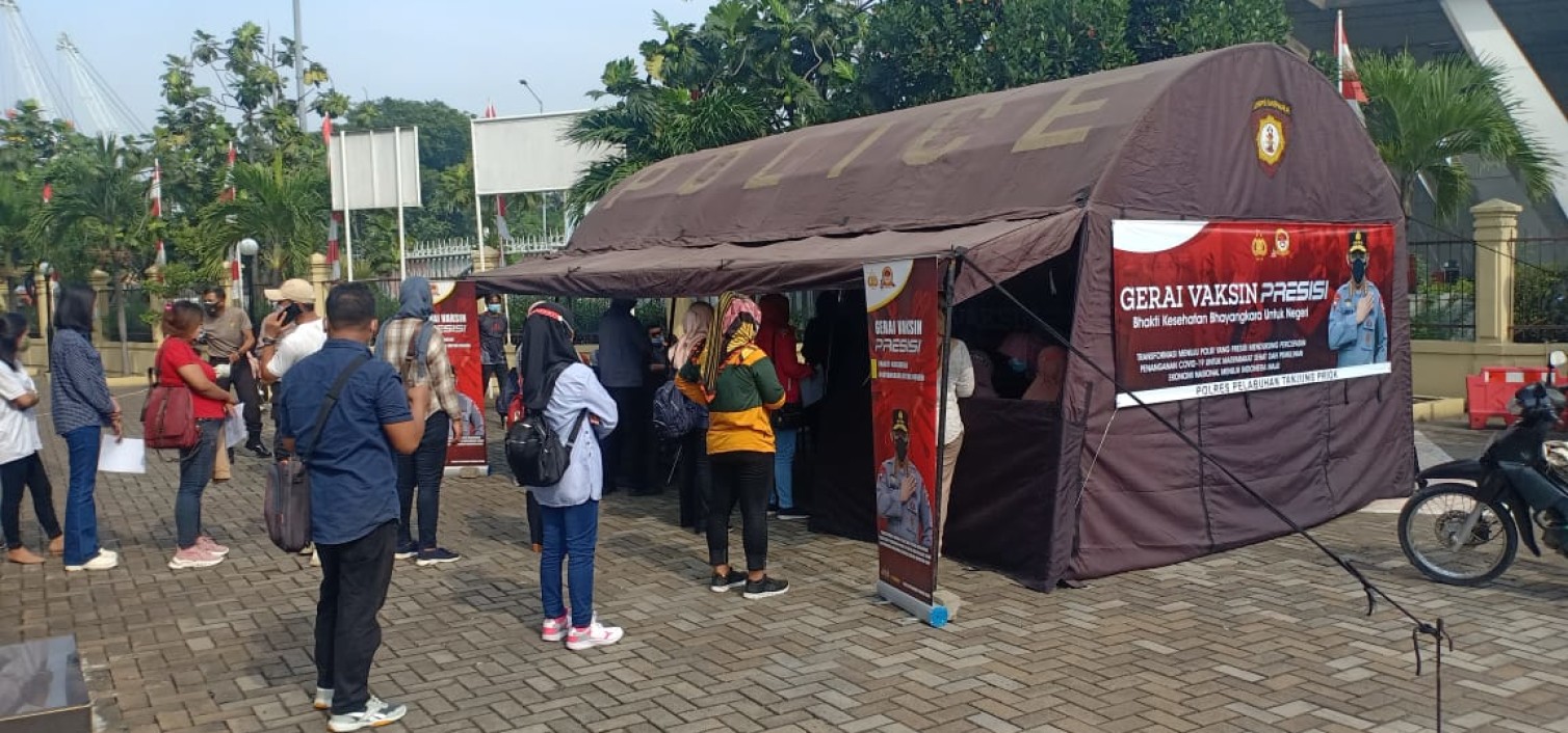 Polri Dirikan Gerai Vaksin Presisi di Polres-Polsek, Gratis dan Tanpa Syarat KTP Domisili