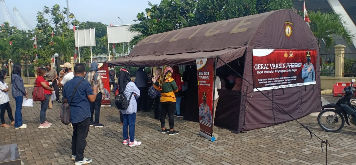 Polri Dirikan Gerai Vaksin Presisi di Polres-Polsek, Gratis dan Tanpa Syarat KTP Domisili