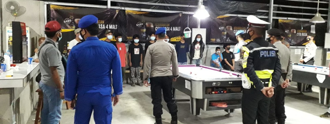 Cegah Covid-19,personil polres Bateng rutin laksanakan patroli KRYD