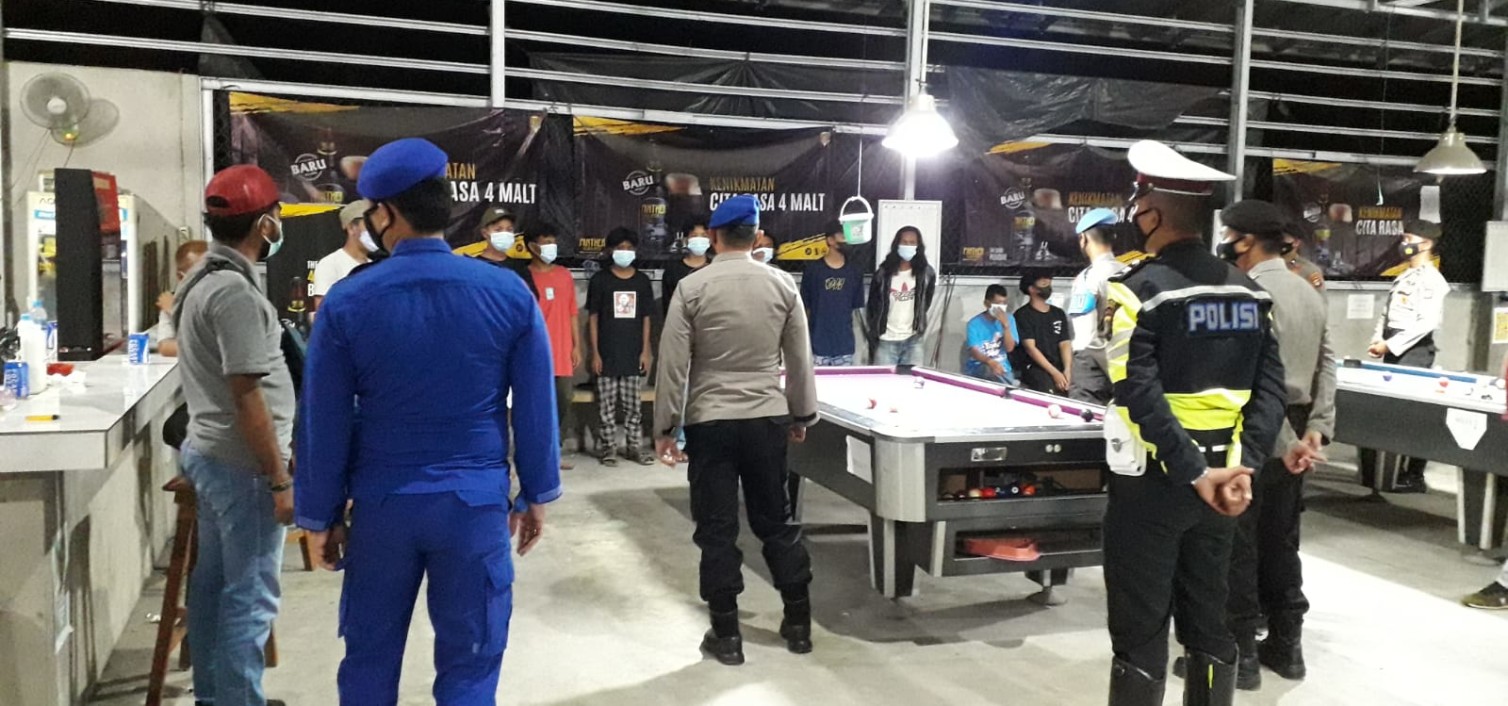 Cegah Covid-19,personil polres Bateng rutin laksanakan patroli KRYD