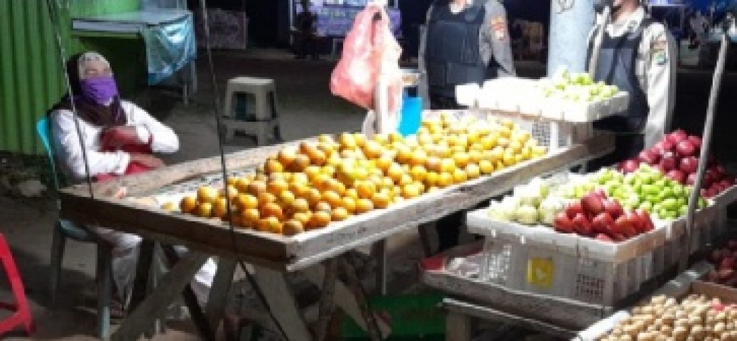 Cegah penyebaran covid-19, personil sat Sabhara polres Bateng rutin sosialisasikan Prokes 5 M