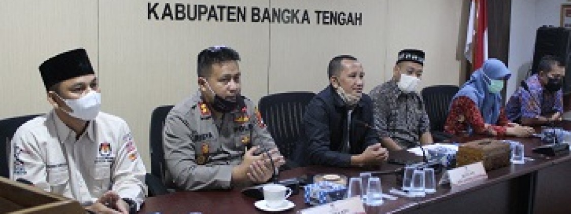 Kapolres Bangka tengah Silaturahmi ke KPU Bangka Tengah
