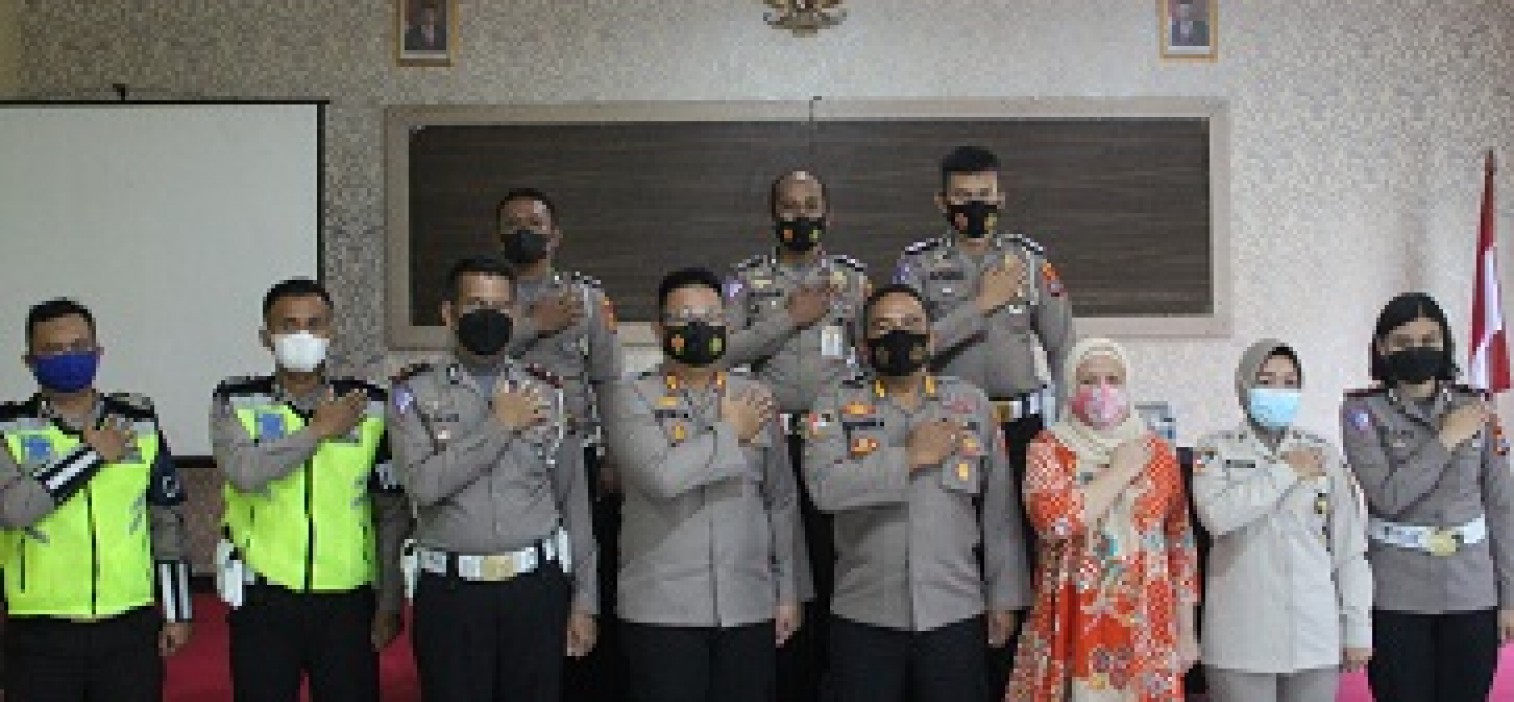 Tim Puslitbang Mabes Polri Teliti Angka Kecelakaan Lalu Lintas Kab. Bangka tengah