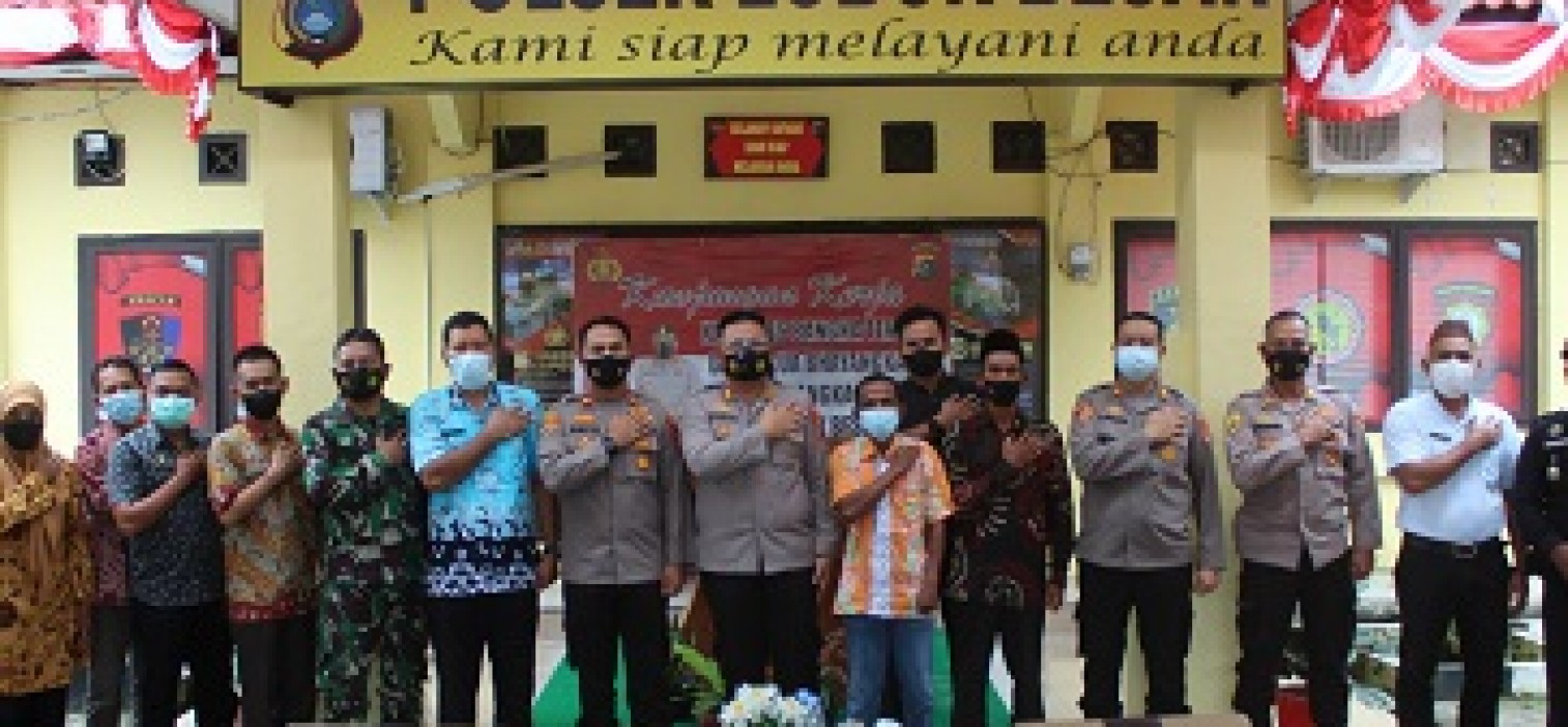 Kunker Ke Polsek Lubuk Besar, Akbp. Risya Apresiasi Desa Terubus 95% Sudah Vaksin