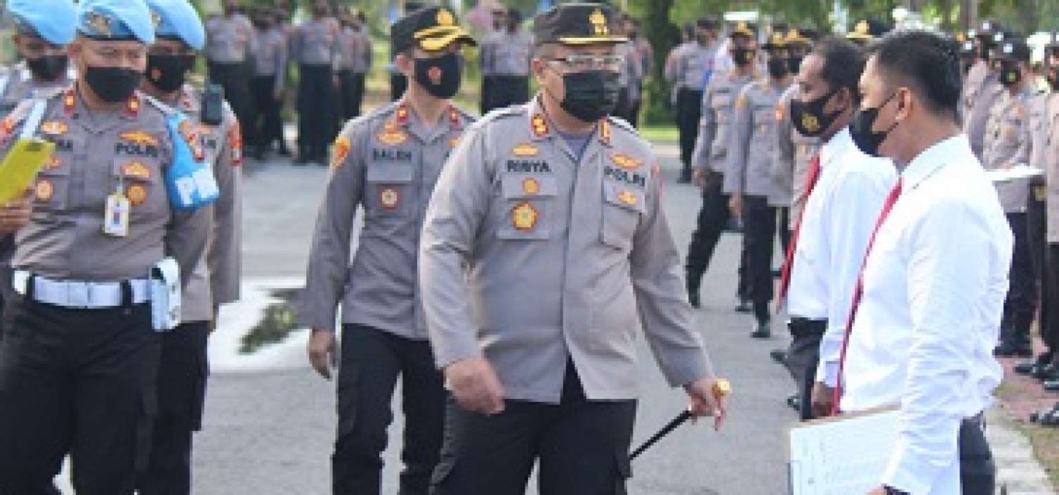 Bid Propam Polda Babel Cek Personil Polres Bangka tengah