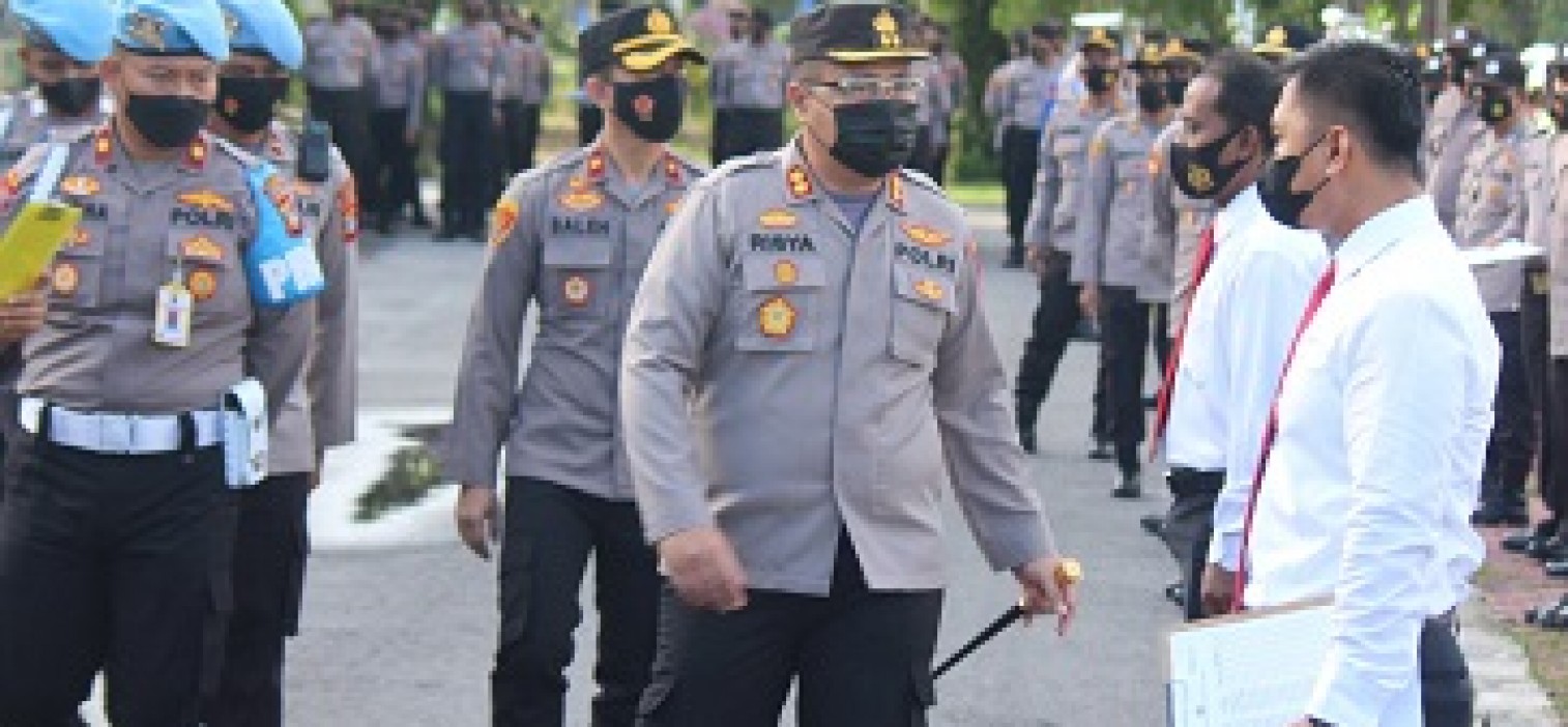 Bid Propam Polda Babel Cek Personil Polres Bangka tengah