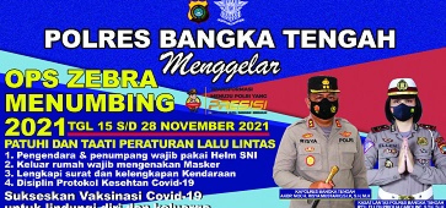 Polres Bangka tengah Gelar Ops Zebra Selama 14 Hari