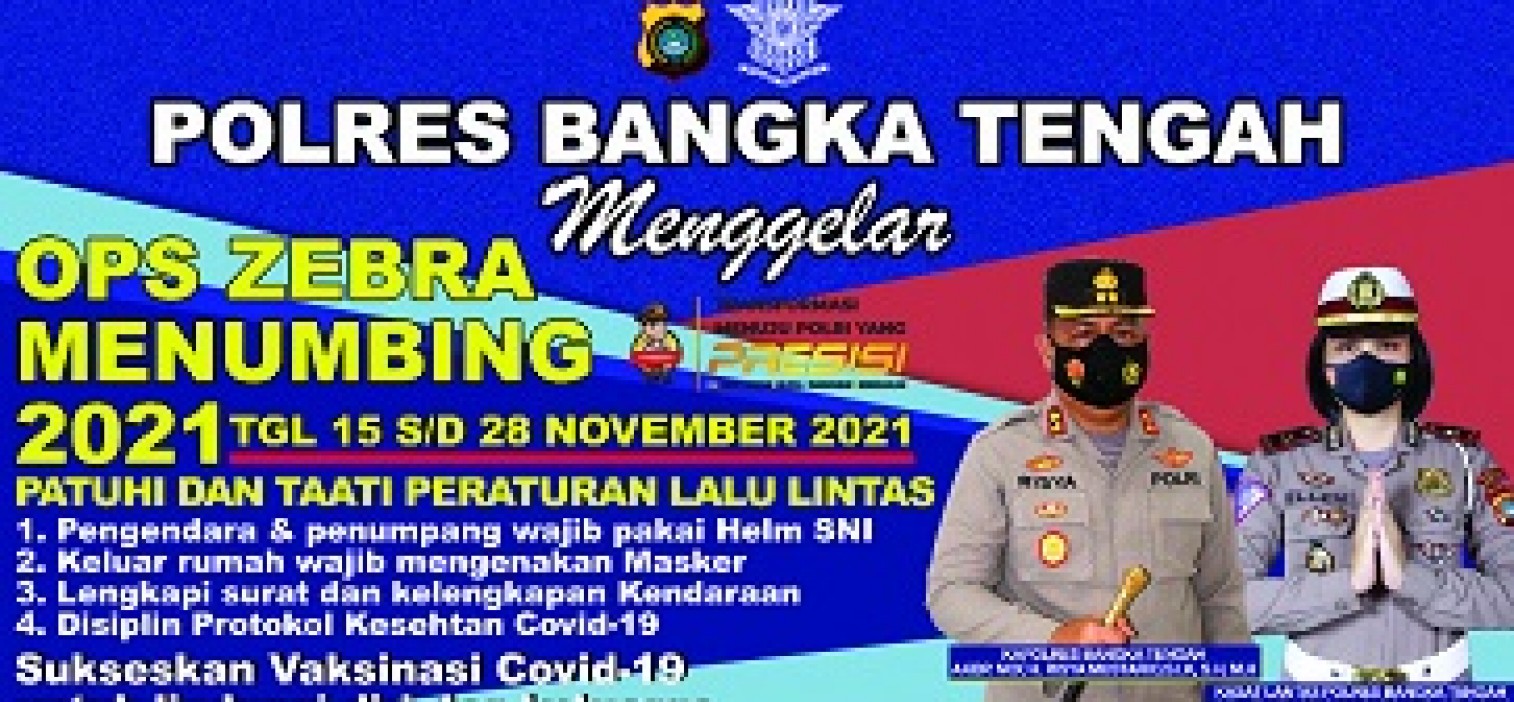 Polres Bangka tengah Gelar Ops Zebra Selama 14 Hari