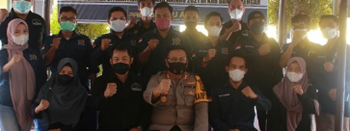 AKBP Risya Tutup Akhir Tahun 2021 Dengan Silaturahmi Bersama Awak Media, Herdian : Polres Bateng Responsif