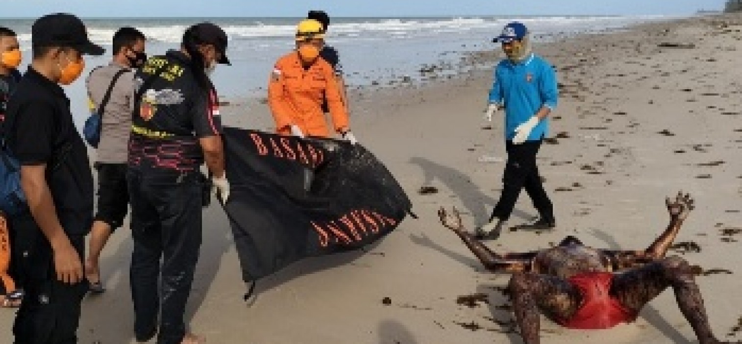 Hilang saat memancing Di laut Hasan Basri Ditemukan meninggal Di laut Beriga Kec. Lubuk Besar