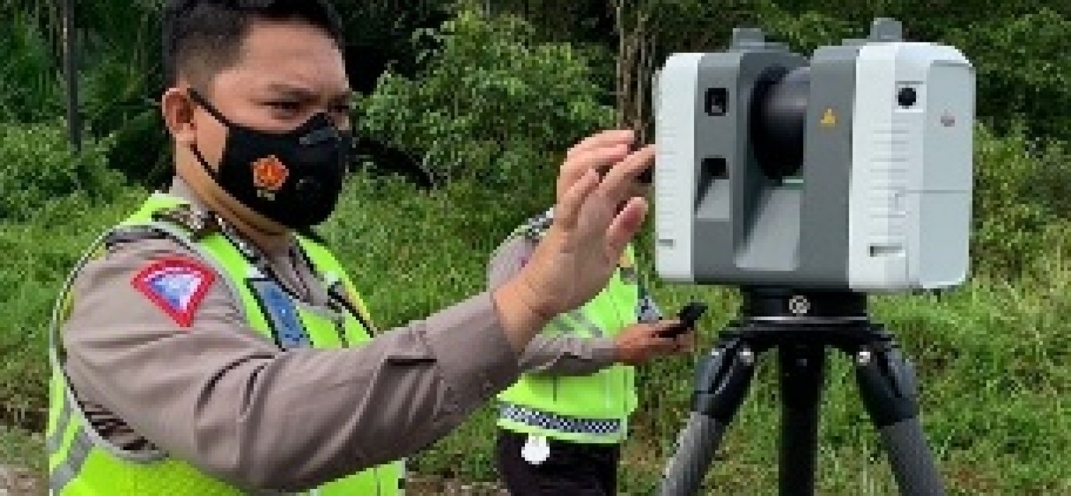 Laksanakan Asistensi Laka Lantas jalan Raya Kurau, Tim Gunakan Alat TAA