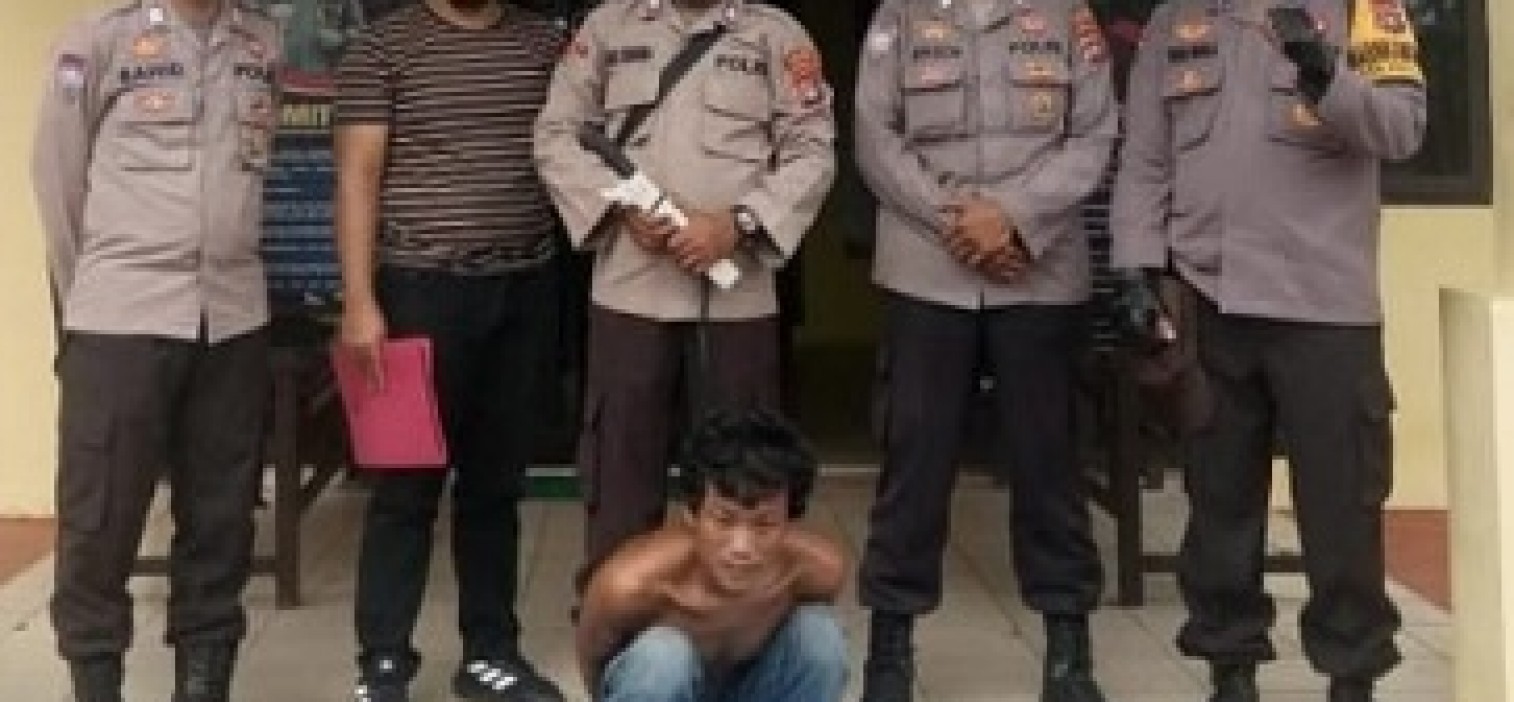 Coba aniaya warga, Yopi diamankan tim sergap Polsek Namang