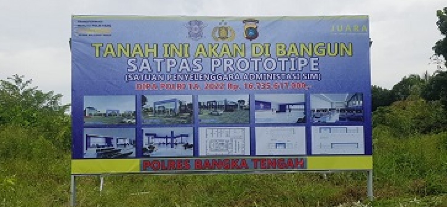 Bangka tengah Segera Miliki Satpas Prototipe, Pertama Di Bangka Belitung