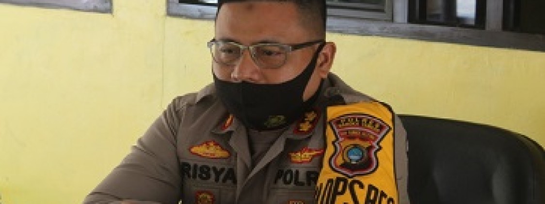 PPKM Level 3, Kapolres Bangka tengah Tiadakan Apel Bersama