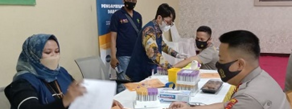 Dukung kesehatan Personil, Polres Bateng laksanakan pemeriksaan kesehatan berkala