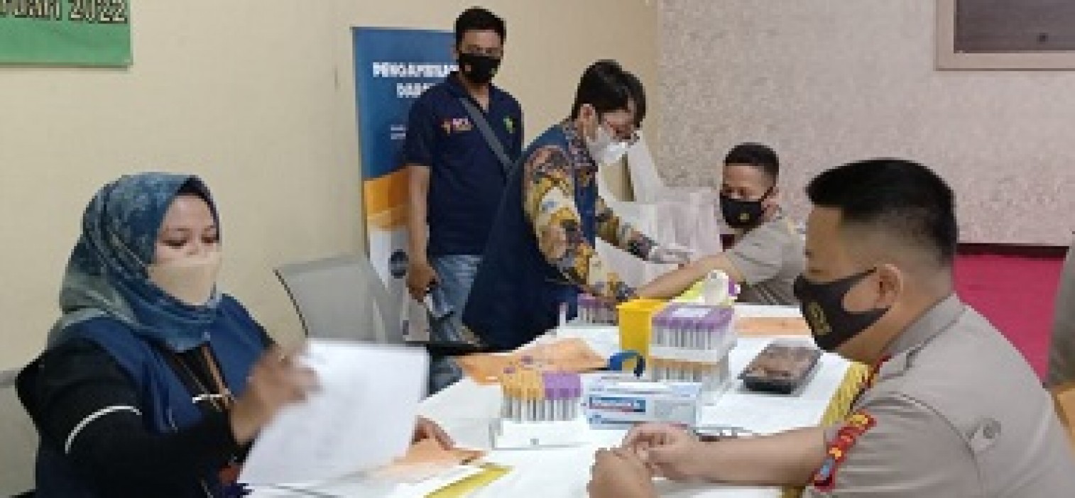 Dukung kesehatan Personil, Polres Bateng laksanakan pemeriksaan kesehatan berkala