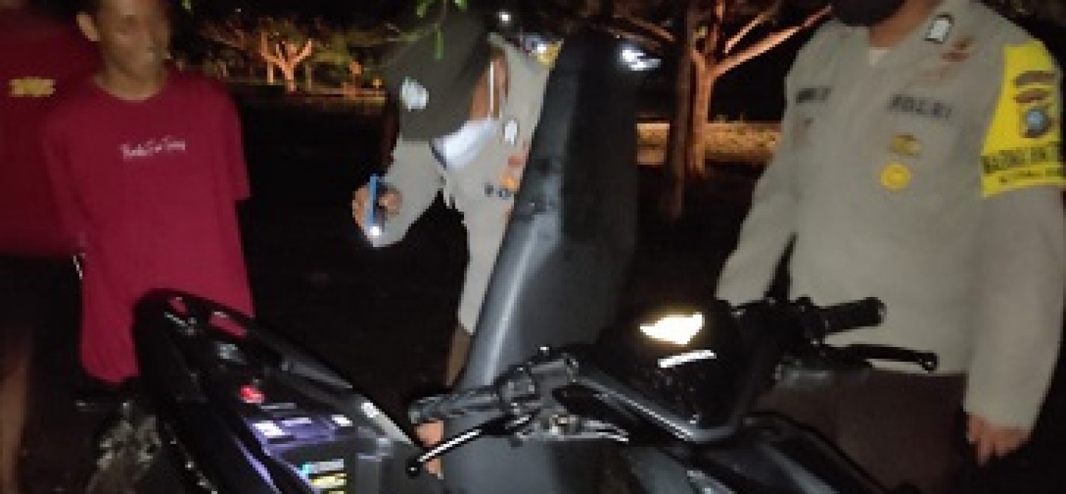 Polsek Koba Tingkatkan Patroli Malam Cegah Kejahatan Jalanan