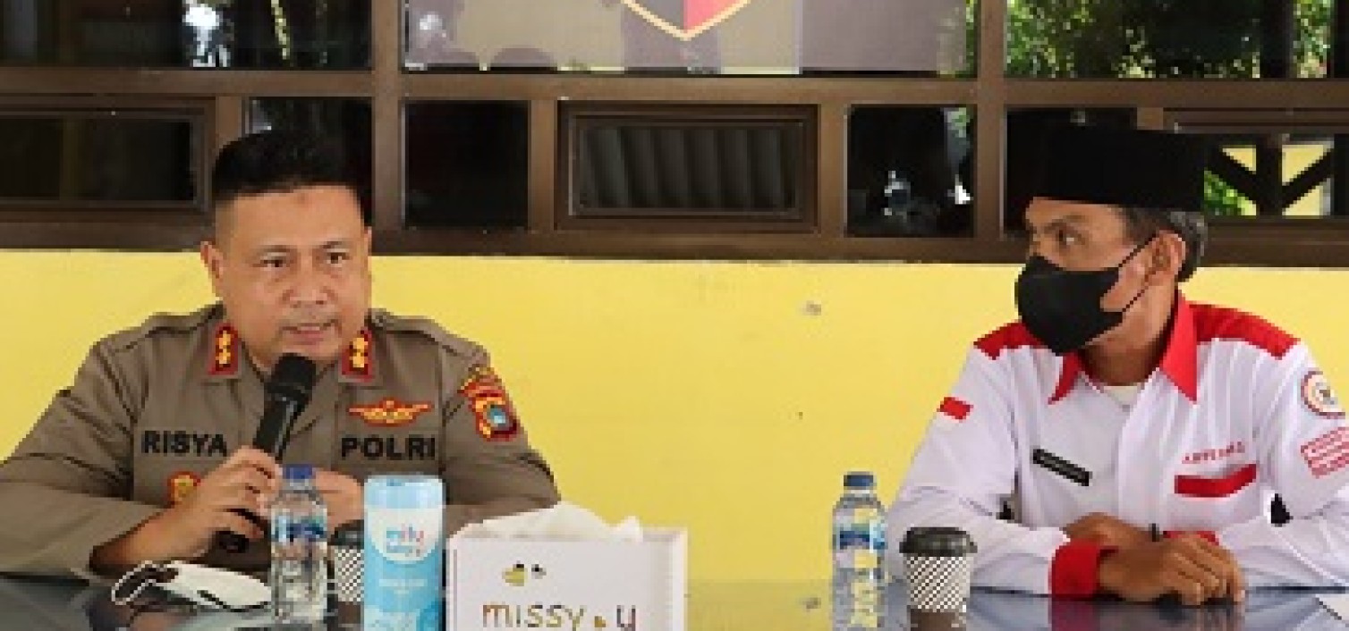 Kunjungan ke Polres Bangka tengah, ABPEDNAS Bahas Sinergitas
