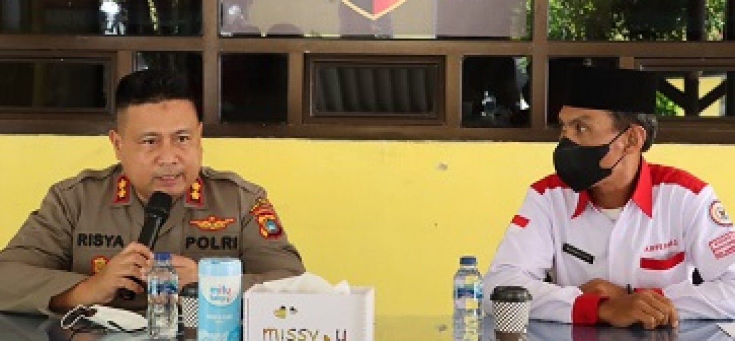 Kunjungan ke Polres Bangka tengah, ABPEDNAS Bahas Sinergitas